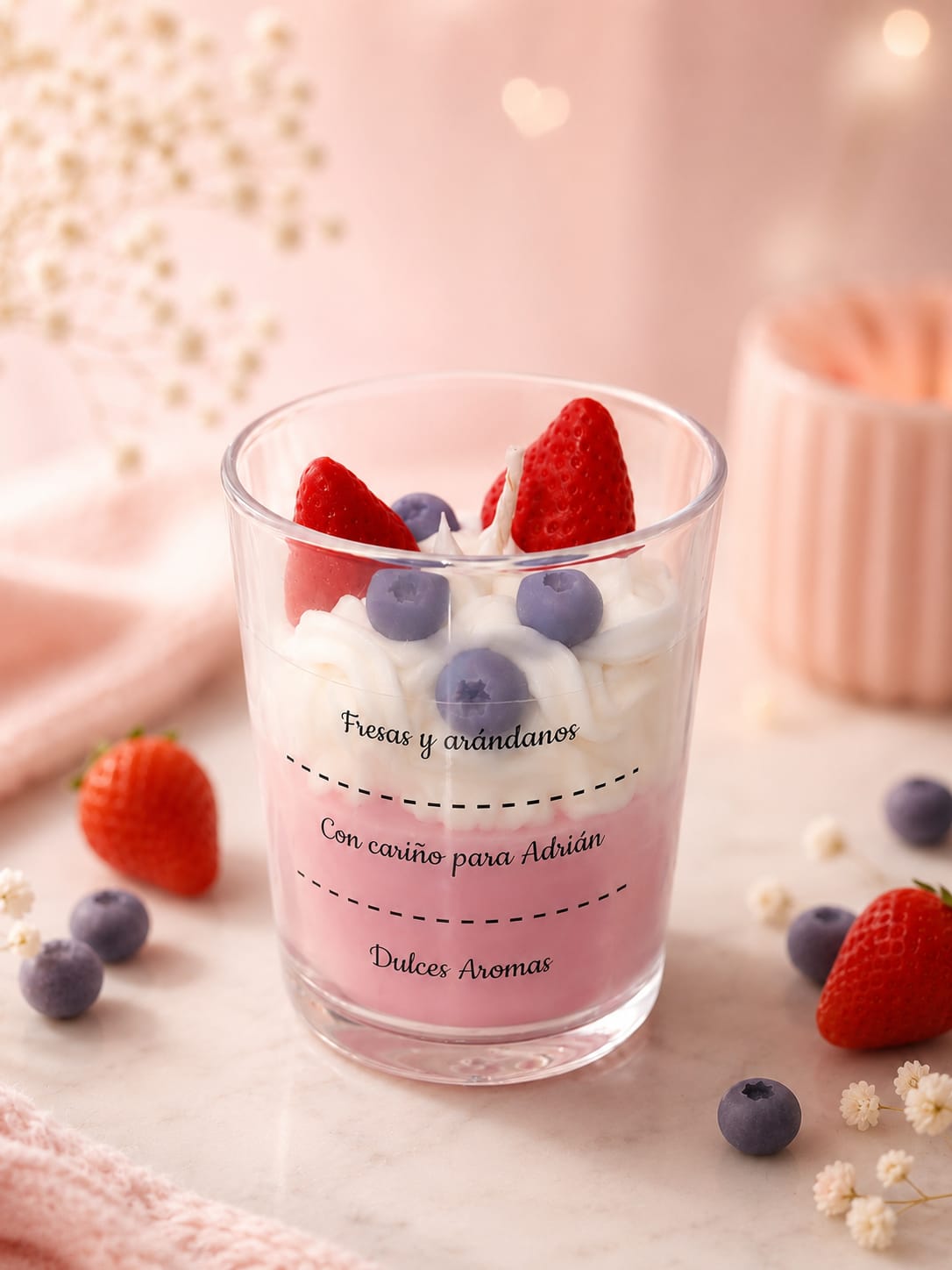 Vela Fresas y Arándanos 🍓